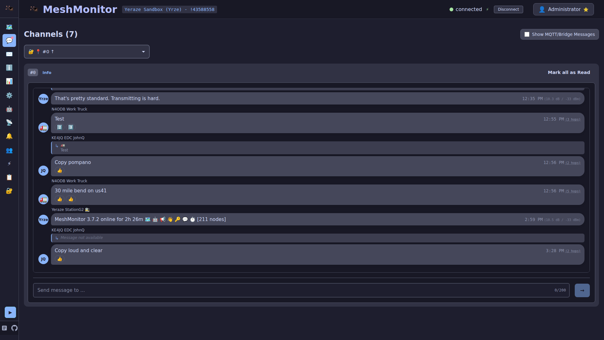 Channel Messaging